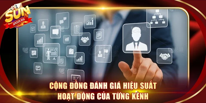 Cộng đồng đánh giá hiệu suất hoạt động của từng kênh